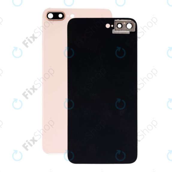 Vetro scocca posteriore e supporto fotocamera per iPhone 8 Plus, Gold