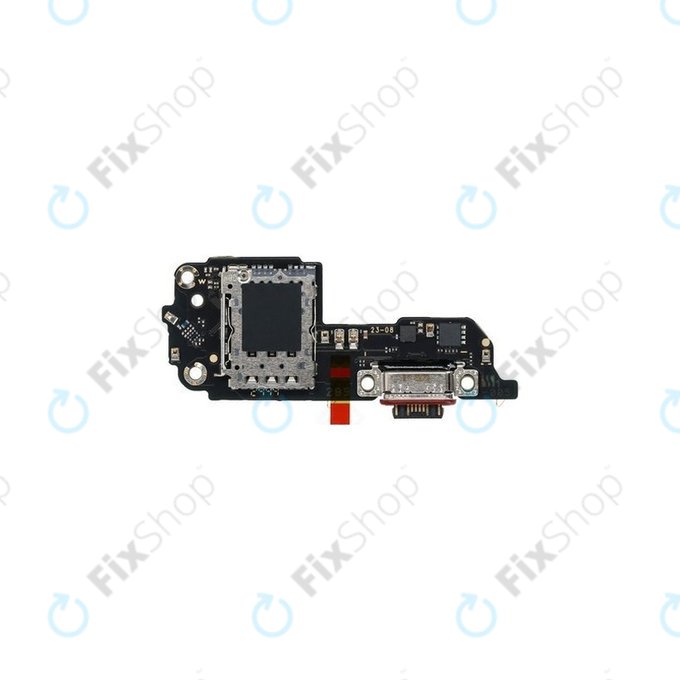 Scheda PCB connettore di ricarica con lettore SIM per Xiaomi Redmi Note 14 Pro+ 5G , 5600200O16U00, Genuine Service Pack
