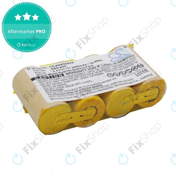 Batteria per Kärcher K50, K85, ABS-K55, Ni-MH, 3000mAh, 4.8V, HQ