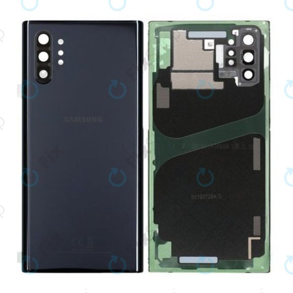 Cover batteria per Samsung Note 10 Plus N975F, Aura Black, GH82-20588A, GH97-23680A, Genuine Service Pack