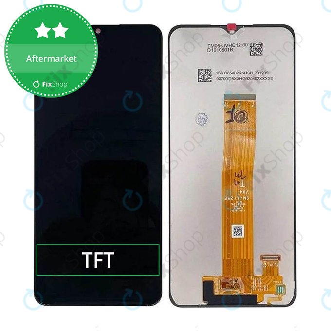 Schermo per Samsung A12 A125F, Vetro touch senza cornice
