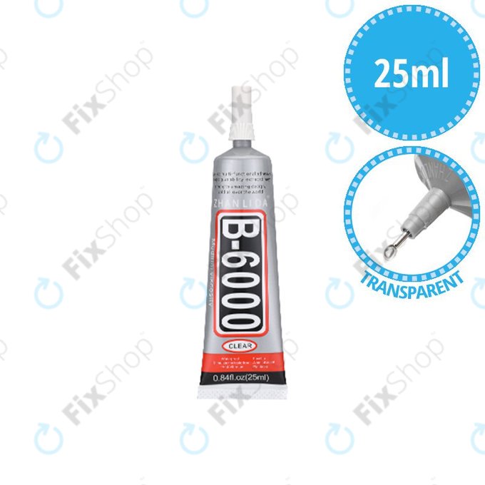 Adesivo B-6000 25ml, Trasparent
