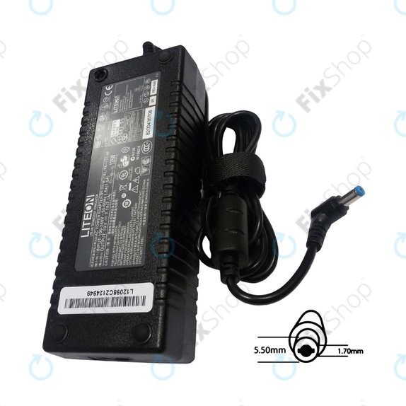 Adattatore di ricarica per Acer, 135W, 19V, Black, 77011164, Genuine Service Pack