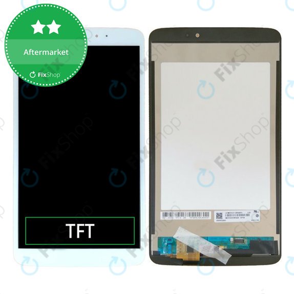 Schermo LCD per LG G Pad V500, White, Vetro touch senza cornice