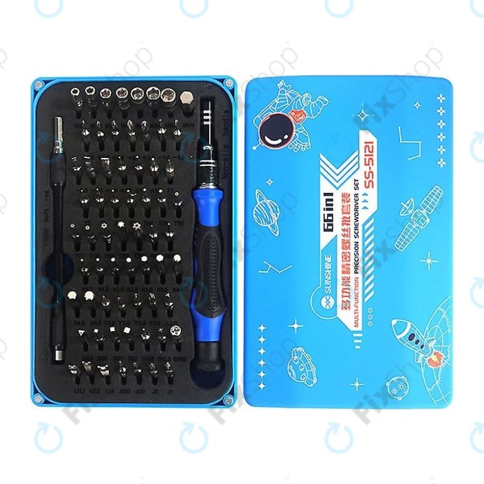 Set cacciavite di precisione e inserti 66 in 1, Sunshine SS-5121