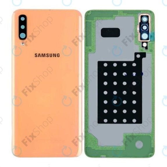 Cover batteria per Samsung A70 A705F, Coral, GH82-19796D, GH82-19467D, Genuine Service Pack