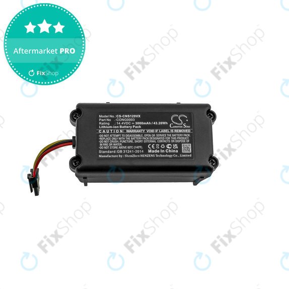 Batteria per Cecotec Conga 1290, 1390, 1490, 1590, CONG0003, Li-Ion, 3000mAh, 14.4V, HQ