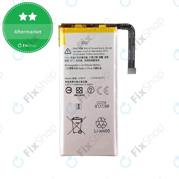 Batteria per Google Pixel 5, GTB1F, 4000mAh