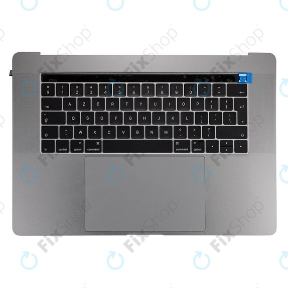 Top case con tastiera UK, microfono, trackpad e altoparlanti per MacBook Pro 15" A1707 (Late 2016 - Mid 2017), Space Gray