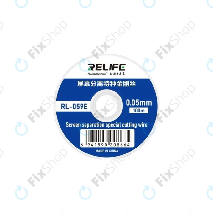 Filo per separazione display LCD 0,05 mm x 100 m, Relife RL-059E