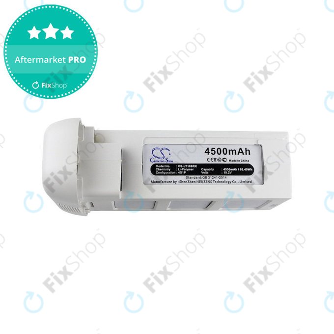Batteria per DJI Phantom 3, 4500mAh, Li-Pol, 15.2 V, PHA-3, HQ