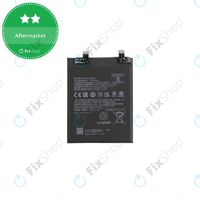 Batteria per Xiaomi 12T, 12T Pro, BM5J, 5000mAh