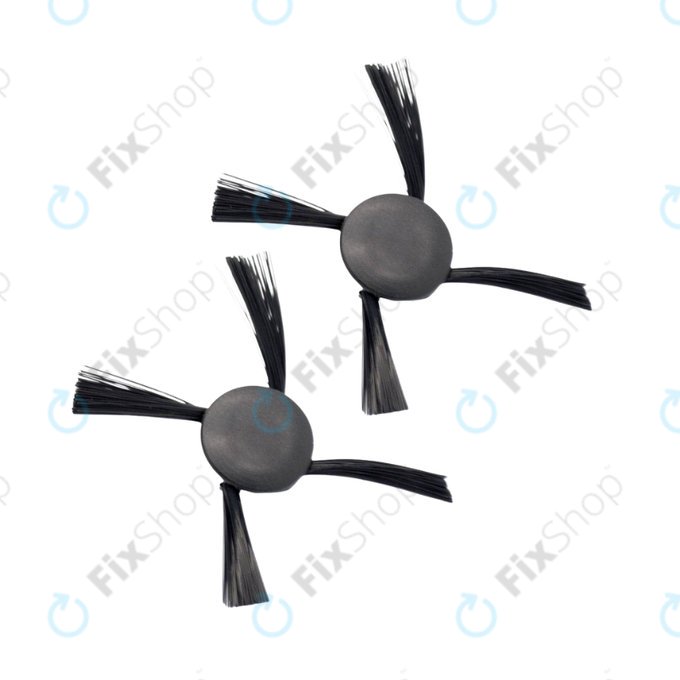 Spazzola laterale, 2 pz, Nero per Vorwerk Kobold VR100, Neato Botvac D3,D4, D5, D6, D7, D8, D9, D10