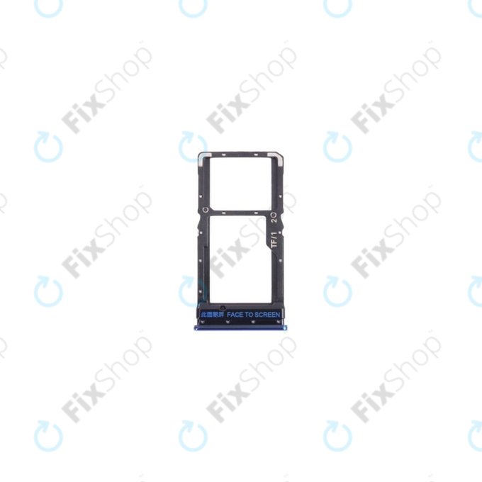 SIM e SD Tray per Xiaomi Poco X3 Pro, Blue