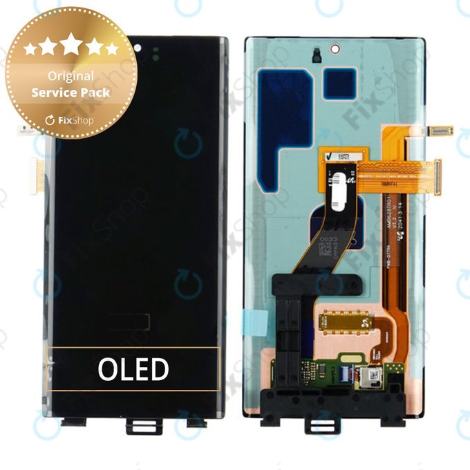 Schermo per Samsung Note 10 N970F, Vetro touch senza cornice, GH96-12727A, Genuine Service Pack