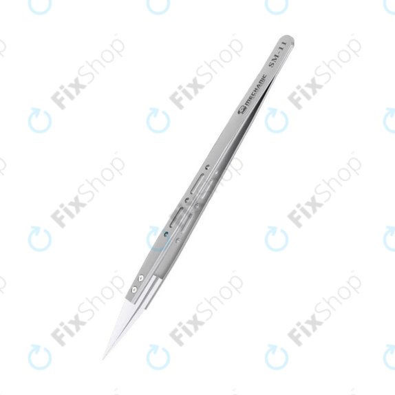 Pinzetta ceramica di precisione resistente al calore con punta dritta appuntita, Mechanic SM-11