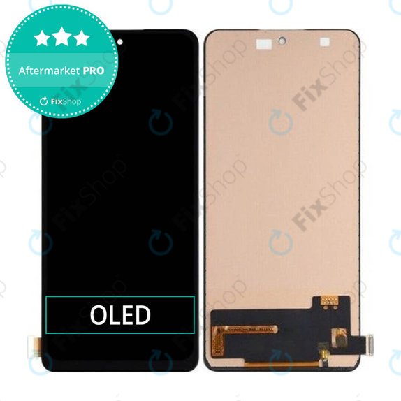Schermo OLED per Xiaomi Redmi Note 11 Pro 4G, 5G, Pro+ 5G, Poco X4 Pro 5G, Vetro touch senza cornice