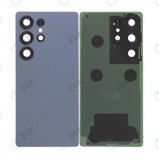 Gruppo cover batteria per Samsung S25 Ultra, Titanium Silver Blue