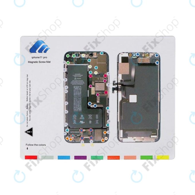 Tappetino magnetico per viti per iPhone 11 Pro