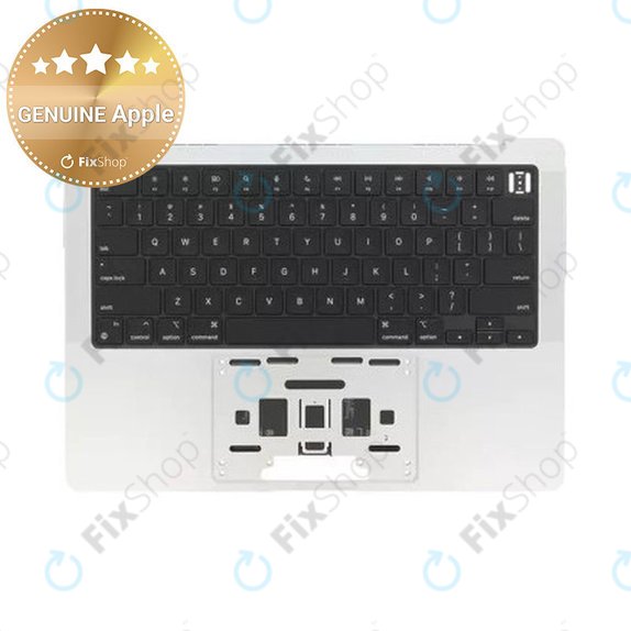 Top case con tastiera US e batteria per MacBook Pro 14", A3185 (2024), Silver, 661-50211, Genuine Apple