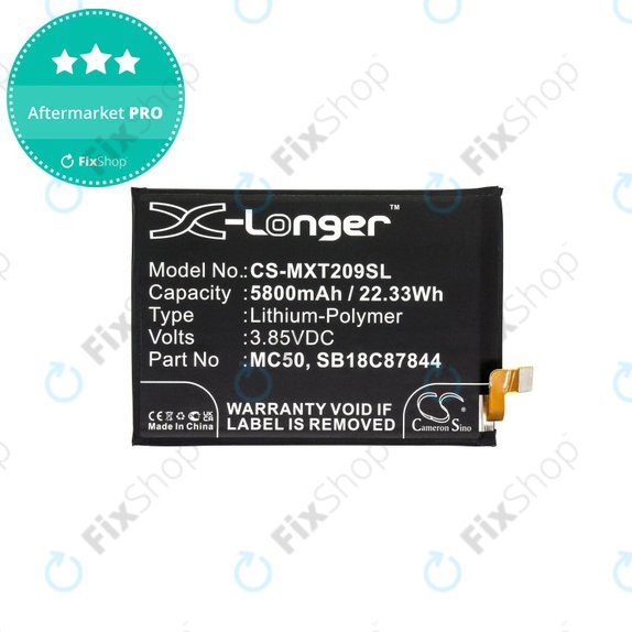 Batteria per Motorola Moto G9 Power, 5800mAh, Li-Pol, 3.85 V, MC50, HQ