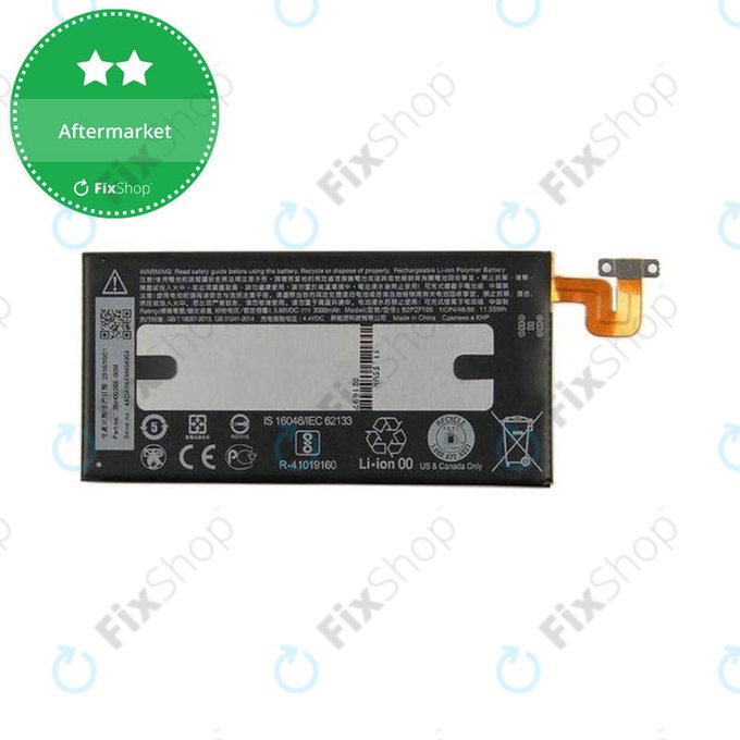 Batteria per HTC U Ultra, B2PZF100, 3000mAh