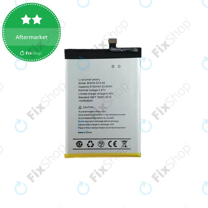 Batteria per Umidigi Bison GT2 Pro 5G, 6150mAh