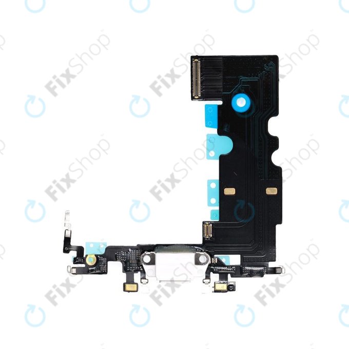 Connettore di ricarica con Cavo flex per iPhone SE 2nd Gen 2020, White