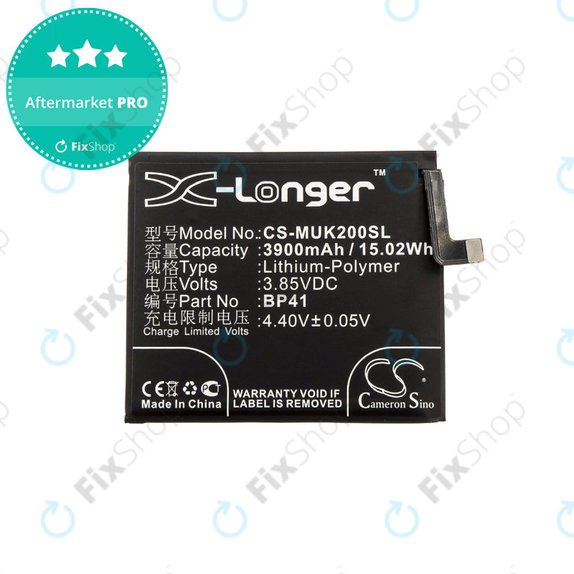 Batteria per Xiaomi Mi 9T, Redmi K20, 3900mAh, Li-Pol, 3.85 V, BP41, HQ