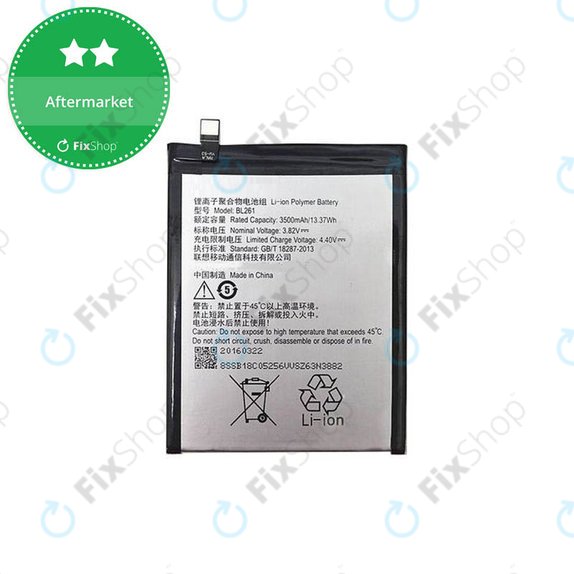 Batteria per Lenovo VIBE K5 Note A7020a40, BL261, 3500mAh