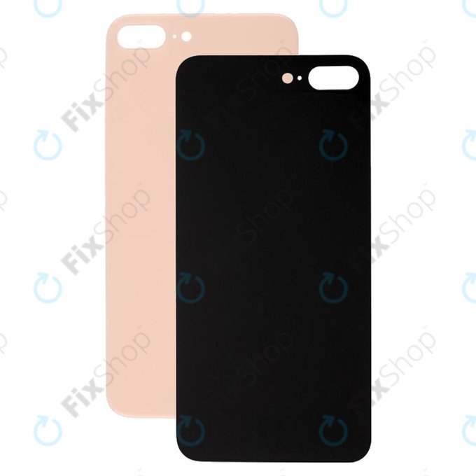 Vetro scocca posteriore per iPhone 8 Plus, Gold