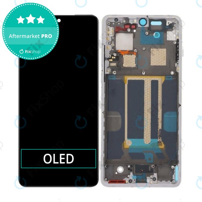 Schermo OLED per OnePlus 13 5G CPH2655, Black, Vetro touch con cornice