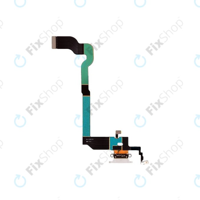 Connettore di ricarica con Cavo flex per iPhone X, Silver
