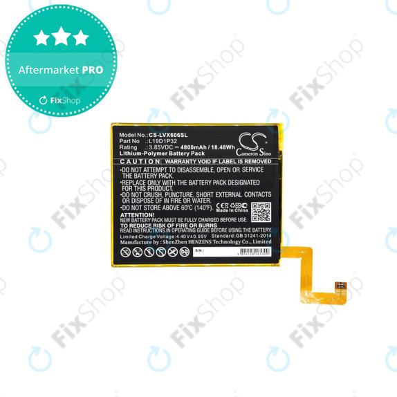 Batteria per Lenovo Tab M10 Plus, L19D1P32, 4800mAh, HQ