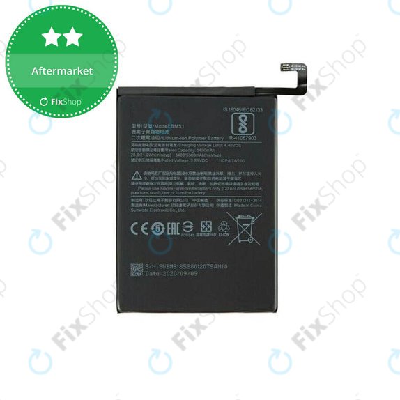 Batteria per Xiaomi Mi Max 3, BM51, 5500mAh