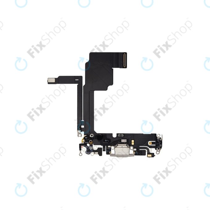 Connettore di ricarica con Cavo flex per iPhone 15 Pro, White Titanium