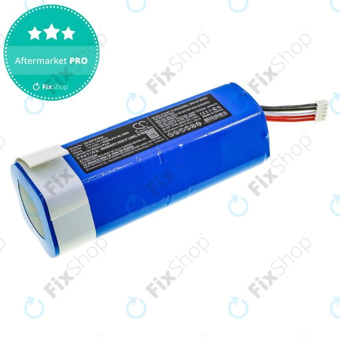 Batteria per Ecovacs Deebot Ozmo-seriess, T-seriess, N-seriess, Yeedi Vac 2 Pro, S10-Li-144-5200, Li-Ion, 6400mAh, 14.4V, HQ