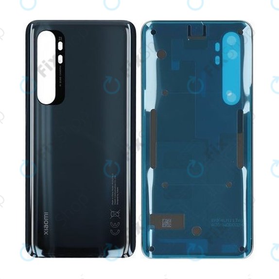 Cover batteria per Xiaomi Mi Note 10 Lite, Midnight Black, 550500006O1L, 550500006P4J, Genuine Service Pack