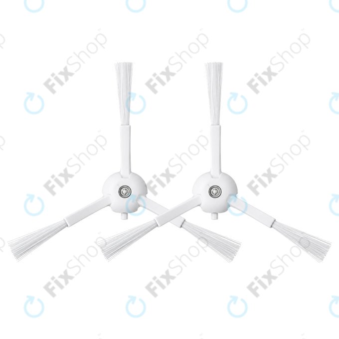 Spazzola laterale, 2 pz., Bianca per Roborock S8 MaxV Ultra, S8 Max Ultra
