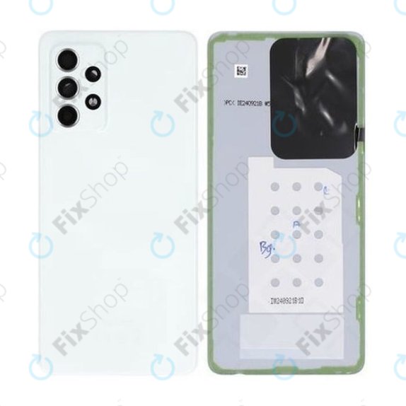 Cover batteria per Samsung A52s 5G A528B, Awesome White, GH82-26858D, Genuine Service Pack