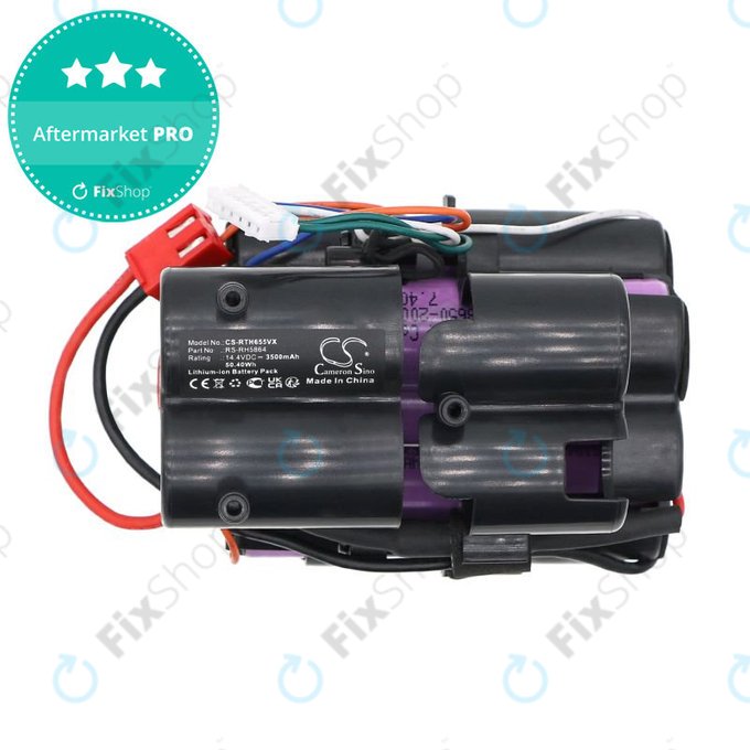 Batteria per Rowenta Moulinex MS654WI BA0, RH6547 RH6545 RS-RH5864, Li-Ion, 3500mAh, 14.4V, HQ
