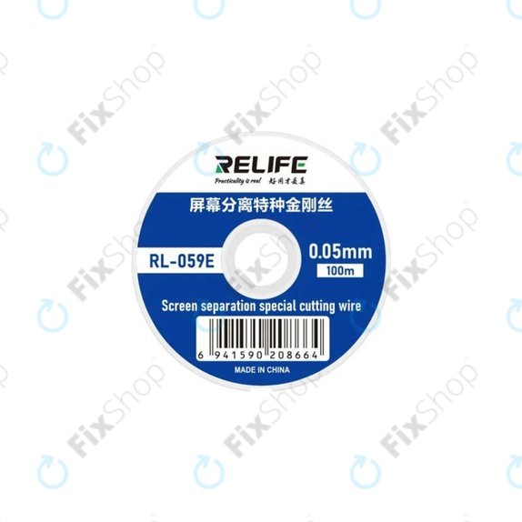 Filo per separazione display LCD 0,05 mm x 100 m, Relife RL-059E