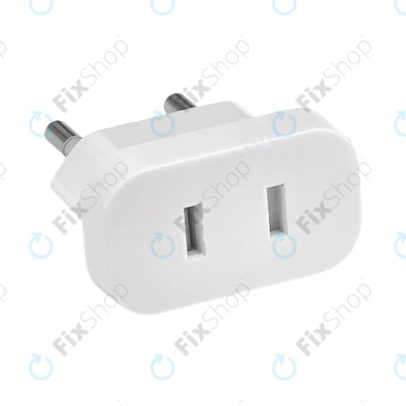 Adattatore spina US a EU, 220V, White