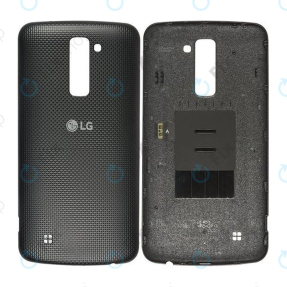 Cover batteria per LG K10 K420N, Black, ACQ89015001, Genuine Service Pack