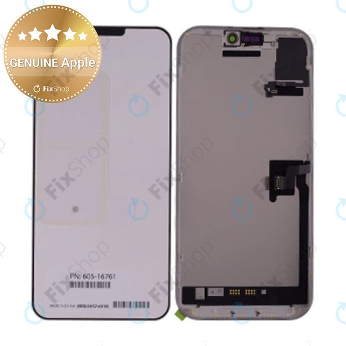Schermo OLED per iPhone 16 Pro Max, Vetro touch con cornice, 661-44955, Genuine Apple