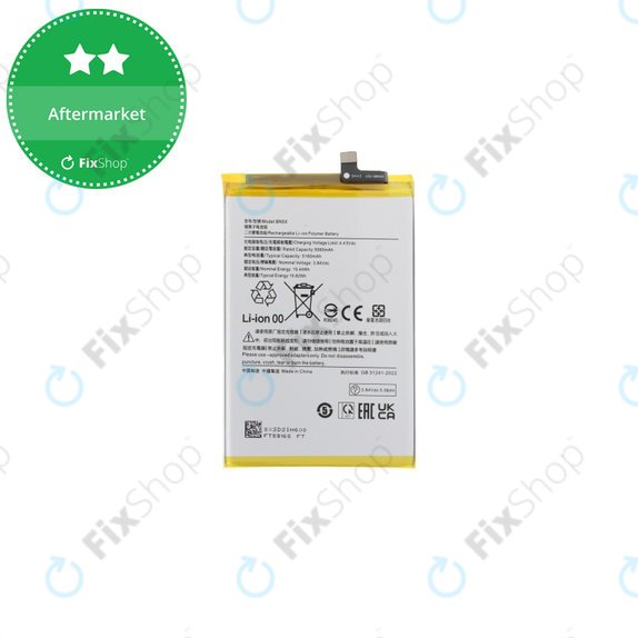 Batteria per Xiaomi Redmi 14C 4G, BN5X, 5160mAh