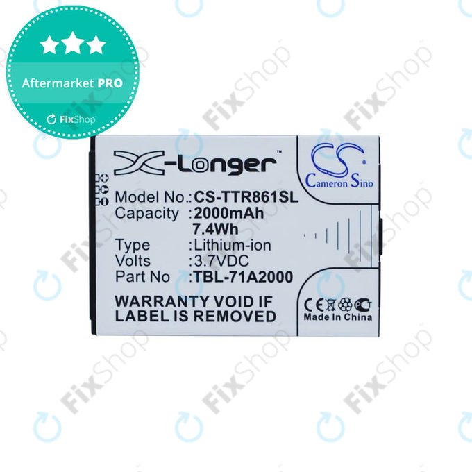 Batteria per TP-Link M5000, M7000-seriess, TL-M5350, TL-M7300, TL-TR761, TL-TR861, TBL-71A2000, 2000mAh, HQ