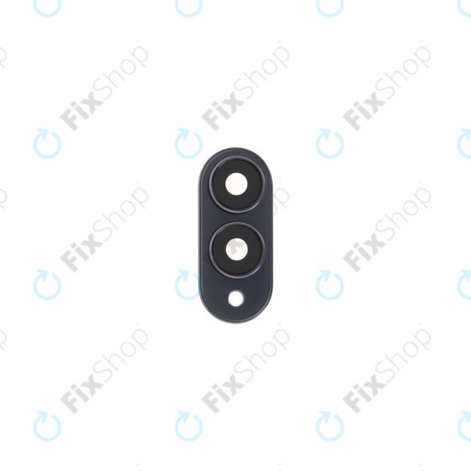 Lente fotocamera posteriore con frame per Samsung S25 Edge, Titanium Jetblack
