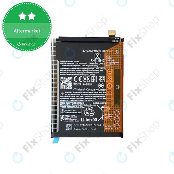 Batteria per Xiaomi Redmi Note 12, BN5M, 5000mAh