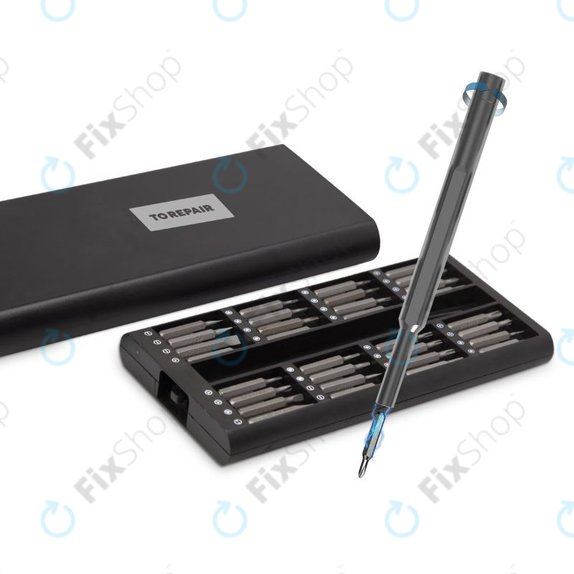 Set cacciaviti con impugnatura in alluminio 33 in 1, SBS